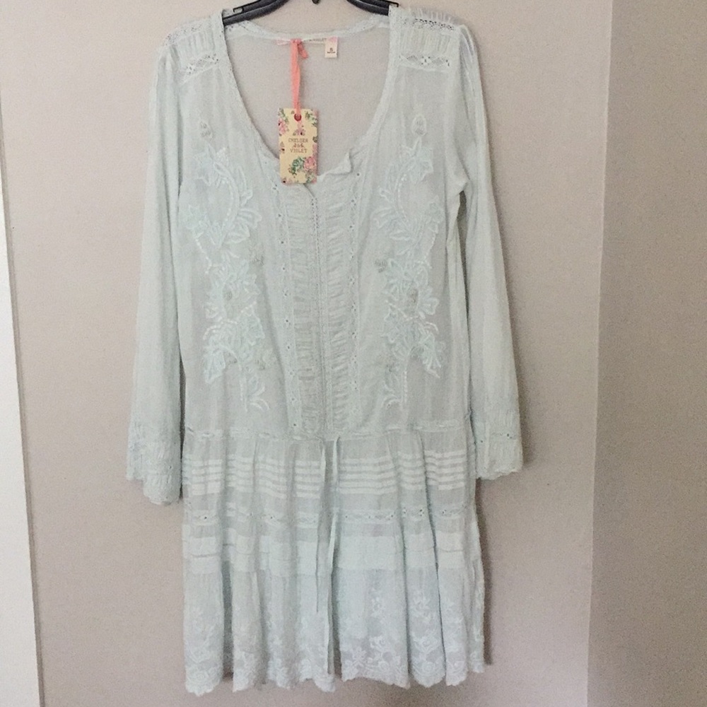 Chelsea and Violet Drop Waist Dress size S NWT